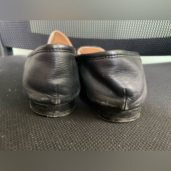 Coach Haley Leather Horsebit Loafer Black Gold Tone SZ 7.5 - Picture 4 of 9